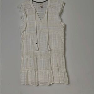 Knox Rose White Sleeveless V-Neck Tie Front Blouse